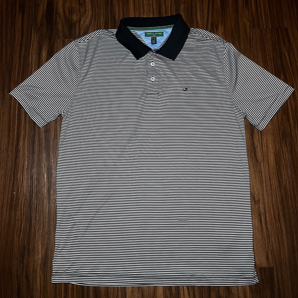 TOMMY HILFIGER Golf Polo XL Short Sleeve Stripes